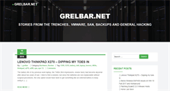 Desktop Screenshot of grelbar.net